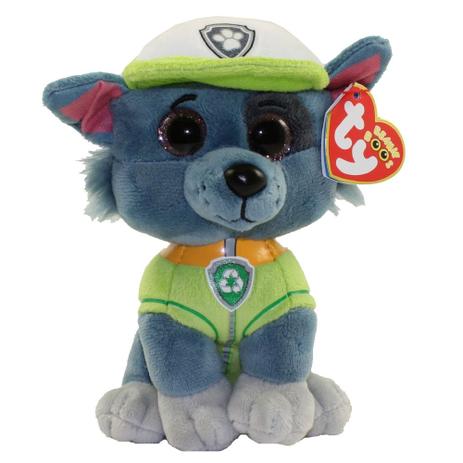 Pelúcia Beanie Boos Patrulha Canina - Rocky - DTC Menor preço em Pelúcia Beanie Boos Patrulha Canina - Rocky - DTC
