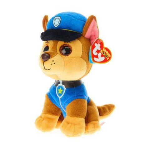 Pelúcia Beanie Boos Ty Patrulha Canina Chase 25cm Dtc 4511 Menor preço em Pelúcia Beanie Boos Ty Patrulha Canina Chase 25cm Dtc 4511