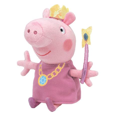 Pelúcia Beanie Buddies Ty Peppa Pig M - Princess - DTC Menor preço em Pelúcia Beanie Buddies Ty Peppa Pig M - Princess - DTC