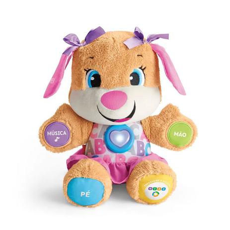 Pelúcia de Atividades - Aprender e Brincar - Smart Stages - Irmã do Cachorrinho - Fisher-Price - Fisher Price Menor preço em Pelúcia de Atividades - Aprender e Brincar - Smart Stages - Irmã do Cachorrinho - Fisher-Price - Fisher Price