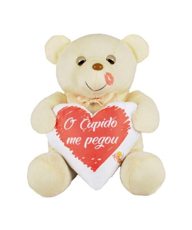 Pelucia De Urso Beijinho Apaixonado Db Play Menor preço em Pelucia De Urso Beijinho Apaixonado Db Play