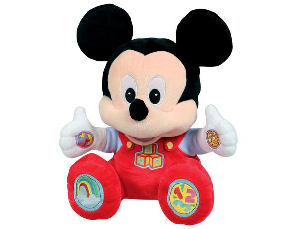 Pelúcia Disney Baby 32 cm Mickey Divertido - Emite Sons Dican