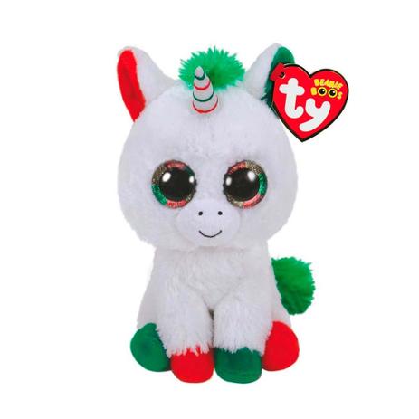 Pelúcia Ty Beanie Boss Grande Unicórnio Branco Ty DTC Menor preço em Pelúcia Ty Beanie Boss Grande Unicórnio Branco Ty DTC