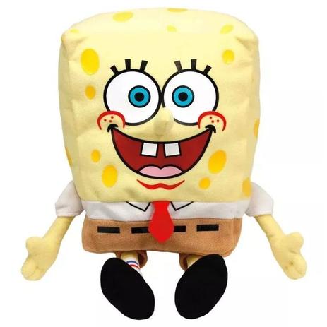 Pelúcia Ty Beanie Buddies Bob Esponja - DTC Menor preço em Pelúcia Ty Beanie Buddies Bob Esponja - DTC
