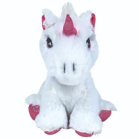 Pelúcia Unicórnio Glitter Branco 7677-BUBA Menor preço em Pelúcia Unicórnio Glitter Branco 7677-BUBA