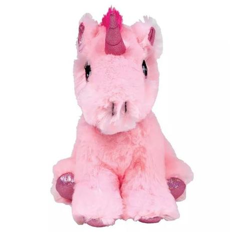 Pelúcia Unicórnio Glitter Rosa - Buba Menor preço em Pelúcia Unicórnio Glitter Rosa - Buba