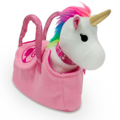 Pelúcia - Unicórnio na Bolsa - Barbie - Dreamtopia - Branco - Fun Menor preço em Pelúcia - Unicórnio na Bolsa - Barbie - Dreamtopia - Branco - Fun