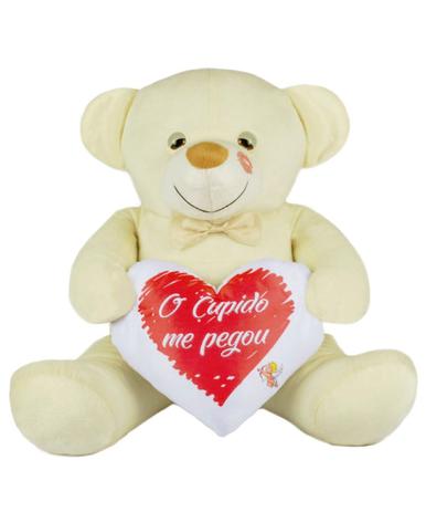 Pelucia Urso Beijinho Apaixonado O Cupido Me Pegou Db Play Menor preço em Pelucia Urso Beijinho Apaixonado O Cupido Me Pegou Db Play