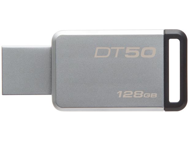 Pen Drive 128GB Kingston - DataTraveler 50 Menor preço em Pen Drive 128GB Kingston - DataTraveler 50
