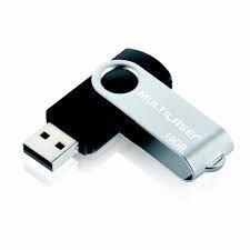 Pen drive 16 gb preto twist usb 2.0 pd588 multilaser Menor preço em Pen drive 16 gb preto twist usb 2.0 pd588 multilaser