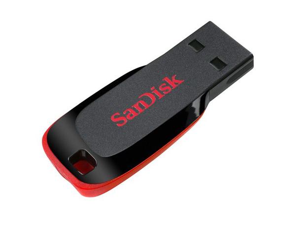 Pen Drive 16GB SanDisk Cruzer - Blade USB 2.0 - c/software secure access Menor preço em Pen Drive 16GB SanDisk Cruzer - Blade USB 2.0 - c/software secure access
