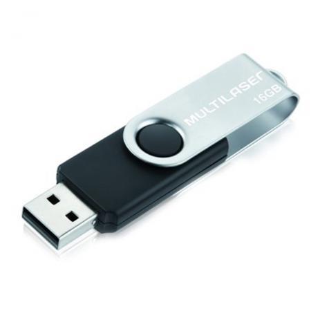 Pen Drive 16GB TWIST PD588 Preto MULTILASER Menor preço em Pen Drive 16GB TWIST PD588 Preto MULTILASER