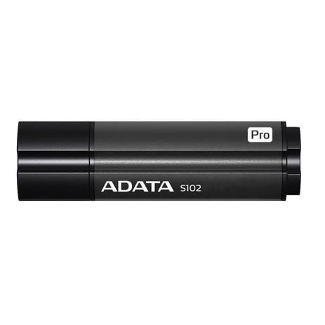 Pen Drive 256GB Adata S102 PRO, USB 3.2, Cinza Titânio - AS102P-256G-RGY Menor preço em Pen Drive 256GB Adata S102 PRO, USB 3.2, Cinza Titânio - AS102P-256G-RGY