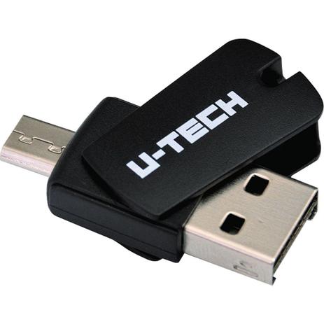 Pen Drive 3 em 1 8GB com Cartão Micro SD U-Tech Menor preço em Pen Drive 3 em 1 8GB com Cartão Micro SD U-Tech