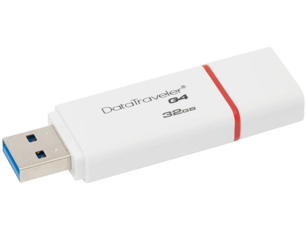Pen Drive 32GB Kingston Data Traveler G4 - USB 3.0 Menor preço em Pen Drive 32GB Kingston Data Traveler G4 - USB 3.0