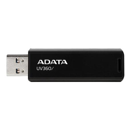 Pen Drive 64GB Adata UV360, USB 3.2, Preto - AUV360-64G-RBK Menor preço em Pen Drive 64GB Adata UV360, USB 3.2, Preto - AUV360-64G-RBK
