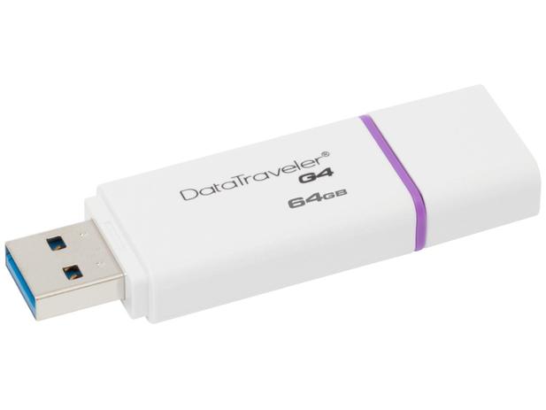 Pen Drive 64GB Kingston Data Traveler G4 - USB 3.0 Menor preço em Pen Drive 64GB Kingston Data Traveler G4 - USB 3.0