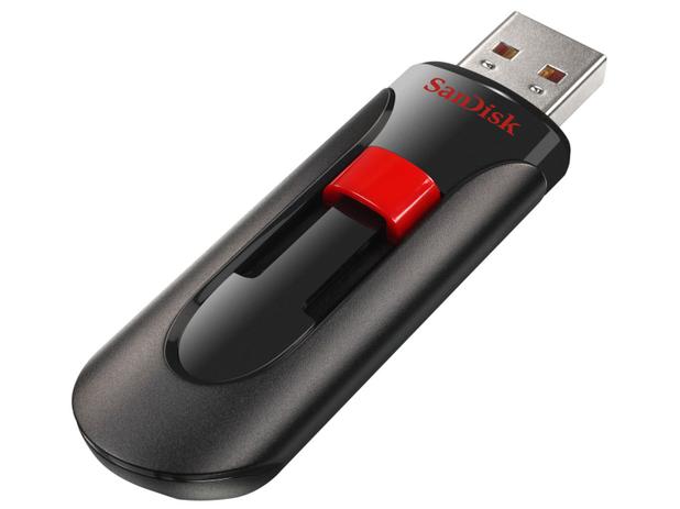 Pen Drive 64GB SanDisk Cruzer Glide 3.0 - Trava de Proteção