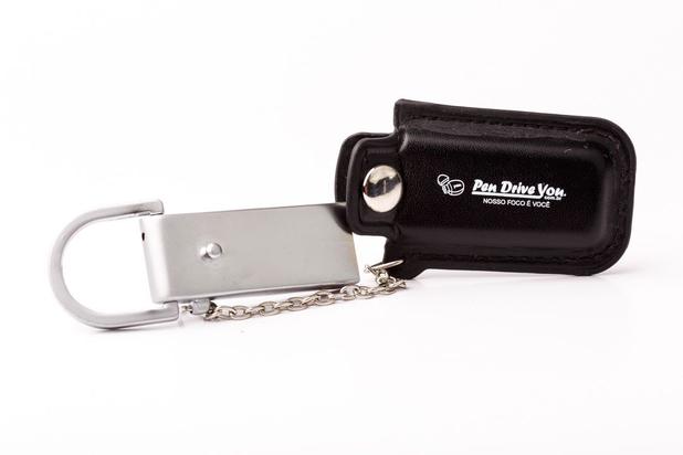 Pen Drive 8GB Couro Bag para Chaveiro Preto - Pen drive you Menor preço em Pen Drive 8GB Couro Bag para Chaveiro Preto - Pen drive you
