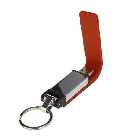Pen Drive 8GB Couro Retangular Marrom com Tampa Personalizado - Pen drive you Menor preço em Pen Drive 8GB Couro Retangular Marrom com Tampa Personalizado - Pen drive you
