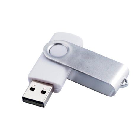 Pen Drive 8GB Giratório Full Color Branco Personalizado - Pen drive you Menor preço em Pen Drive 8GB Giratório Full Color Branco Personalizado - Pen drive you