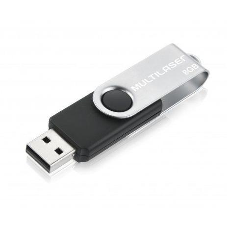 Pen Drive 8GB Multilaser PD587 Preto Menor preço em Pen Drive 8GB Multilaser PD587 Preto
