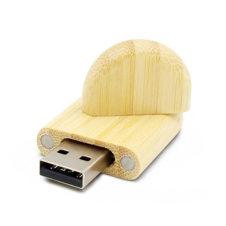 Pen Drive 8GB Oval Madeira Bambú com Tampa Personalizado - Pen drive you Menor preço em Pen Drive 8GB Oval Madeira Bambú com Tampa Personalizado - Pen drive you