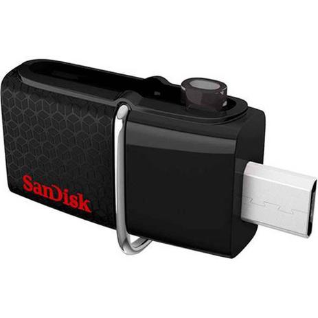 Pen Drive Dual 16gb Preto - Sandisk Menor preço em Pen Drive Dual 16gb Preto - Sandisk