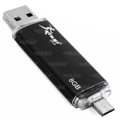 Pen Drive Dual USB 8GB Knup - KP-U8 Menor preço em Pen Drive Dual USB 8GB Knup - KP-U8