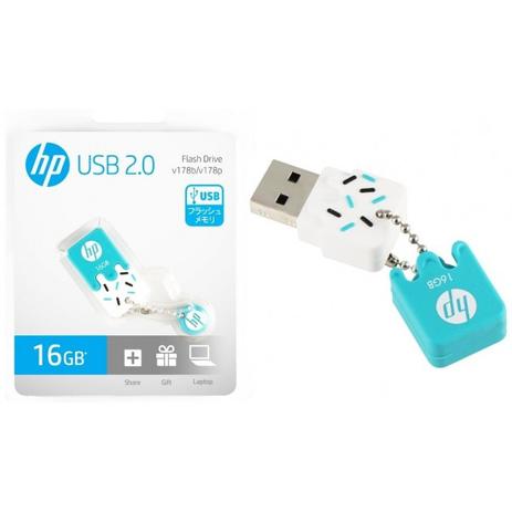 Pen Drive Hp V178b Mini Blue 16gb Usb 2.0 - HPFD178B-16 Menor preço em Pen Drive Hp V178b Mini Blue 16gb Usb 2.0 - HPFD178B-16