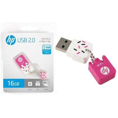 Pen Drive Hp V178p Mini Pink 16gb Usb 2.0 - HPFD178P-16 Menor preço em Pen Drive Hp V178p Mini Pink 16gb Usb 2.0 - HPFD178P-16