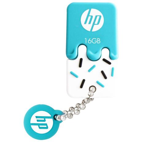 Pen Drive Mini Hp V178B Ice Cream 16Gb USB 2.0 Azul Menor preço em Pen Drive Mini Hp V178B Ice Cream 16Gb USB 2.0 Azul