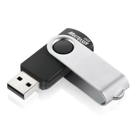 Pen Drive Multilaser Twist 32GB - Preto Menor preço em Pen Drive Multilaser Twist 32GB - Preto
