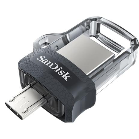 Pen Drive SanDisk Ultra Dual Drive 64GB MicroUSB / USB 3.0 Menor preço em Pen Drive SanDisk Ultra Dual Drive 64GB MicroUSB / USB 3.0