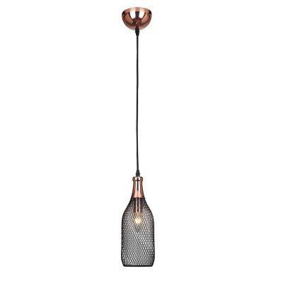 Pendente 11cm Lampada E27 XN004 Copper Cobre Preto - Bella iluminação Menor preço em Pendente 11cm Lampada E27 XN004 Copper Cobre Preto - Bella iluminação