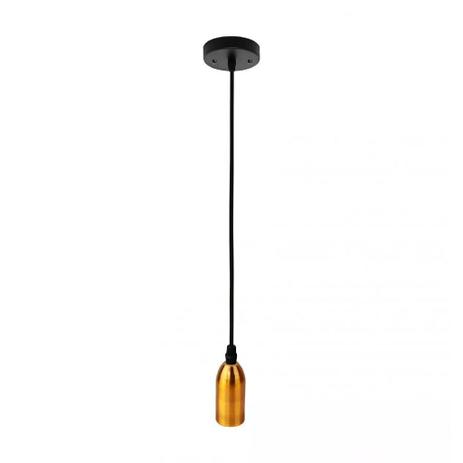 Pendente 1Xe27 Dot Metal Longo Ouro 17640 Taschibra Menor preço em Pendente 1Xe27 Dot Metal Longo Ouro 17640 Taschibra