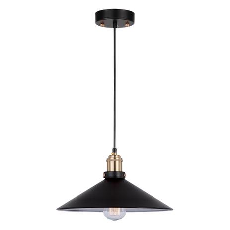 Pendente 32cm Lampada E27 Metal Bronze Preto OP041 - Bella iluminação Menor preço em Pendente 32cm Lampada E27 Metal Bronze Preto OP041 - Bella iluminação