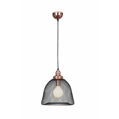 Pendente 32cm Soquete E27 XN001 Copper Cobre Preto - Bella iluminação Menor preço em Pendente 32cm Soquete E27 XN001 Copper Cobre Preto - Bella iluminação