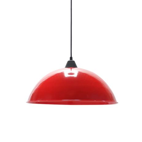 Pendente 530 Vermelho Meia Bola Diâmetro 37 cm - Megalux é ruim? Pendente 530 Vermelho Meia Bola Diâmetro 37 cm - Megalux é boa?