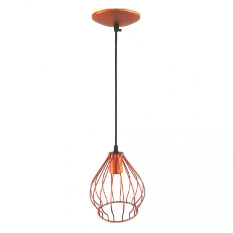 Pendente Aço Aramado Peão Grande Isadora Design Cobre Menor preço em Pendente Aço Aramado Peão Grande Isadora Design Cobre