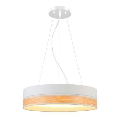 Pendente aço madeira 64cmx15cm led74w branco mad - Bella iluminação Menor preço em Pendente aço madeira 64cmx15cm led74w branco mad - Bella iluminação