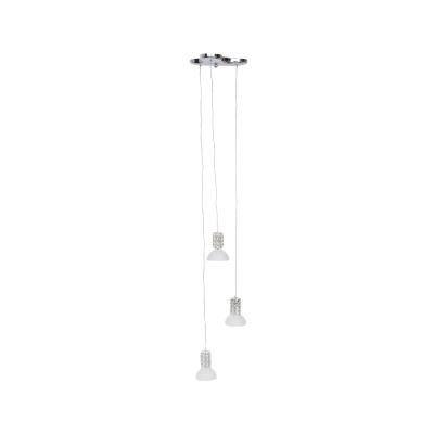 Pendente aço vidro cristal 32cm 127v 3xg4 cromado tr br - Bella iluminação Menor preço em Pendente aço vidro cristal 32cm 127v 3xg4 cromado tr br - Bella iluminação