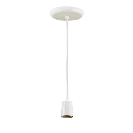 Pendente Alumínio 1Xe27 Branco 420/1-BR Dital Menor preço em Pendente Alumínio 1Xe27 Branco 420/1-BR Dital