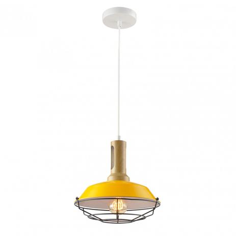 Pendente Alumínio Cúpula 26cm Tennessee Avant Amarelo Retrô Menor preço em Pendente Alumínio Cúpula 26cm Tennessee Avant Amarelo Retrô