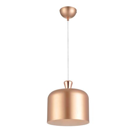 Pendente Alumínio Cúpula 28cm Bell Avant Cobre/Branco Fosco Menor preço em Pendente Alumínio Cúpula 28cm Bell Avant Cobre/Branco Fosco