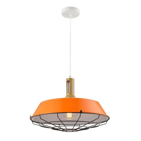 Pendente Alumínio Cúpula 46cm Tennessee Avant Laranja Menor preço em Pendente Alumínio Cúpula 46cm Tennessee Avant Laranja
