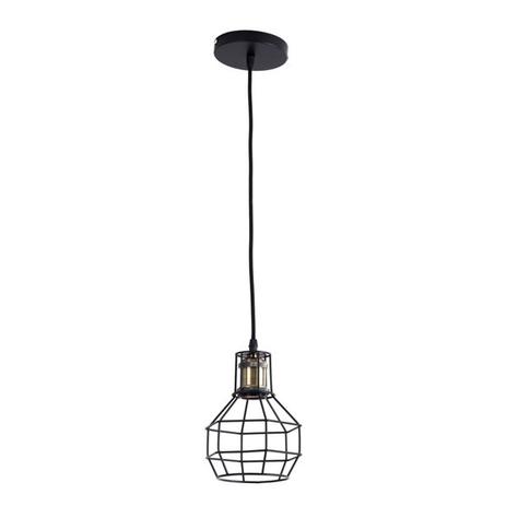 Pendente Aramado Estilo Industrial Preto E27 21xØ11cm Ali35 - Acende a luz Menor preço em Pendente Aramado Estilo Industrial Preto E27 21xØ11cm Ali35 - Acende a luz