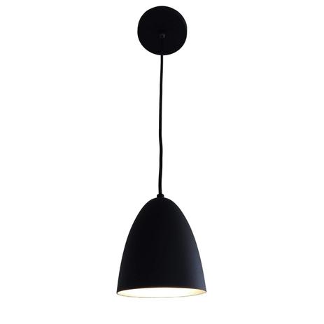 Pendente Bala 13cm Volare Preto Fosco Menor preço em Pendente Bala 13cm Volare Preto Fosco