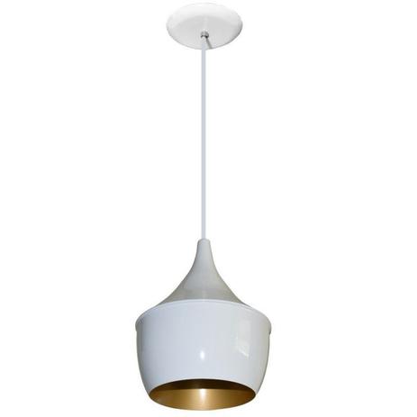 Pendente - Balão Estilo Tom Dixom - Varias Cores - Branco com Dourado - Lustres amandini é boa?