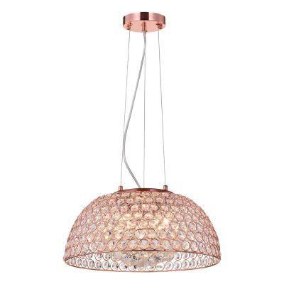 Pendente Bells Metal Cobre E Cristal 40cm - Bella Iluminação - Pd009s Bivolt Menor preço em Pendente Bells Metal Cobre E Cristal 40cm - Bella Iluminação - Pd009s Bivolt
